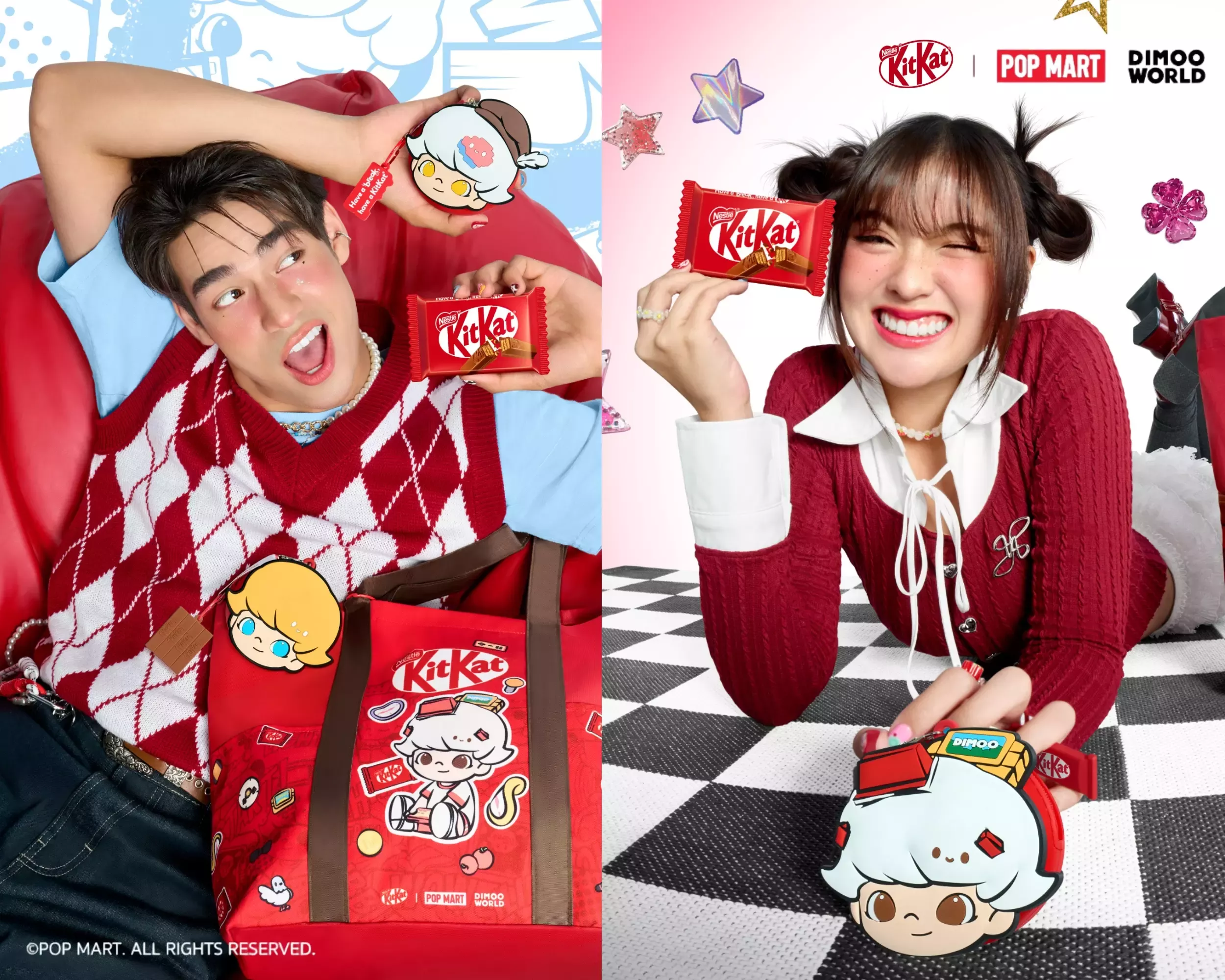 KitKat KITKAT's First Ever POP MART Blind Box Collection | Nestlé